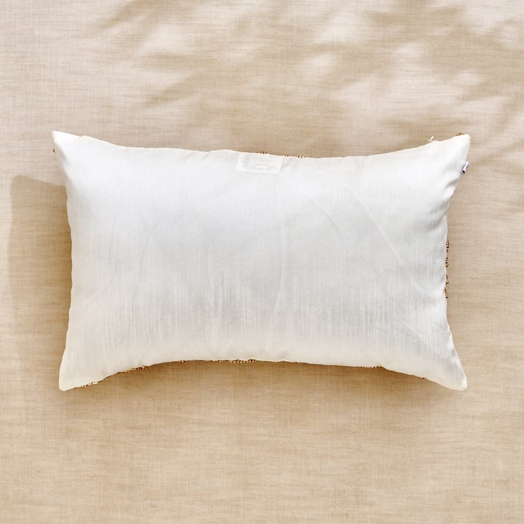 Glimmer Luxe Halo Extravagance Embellished Cushion Cover - 40x40cm