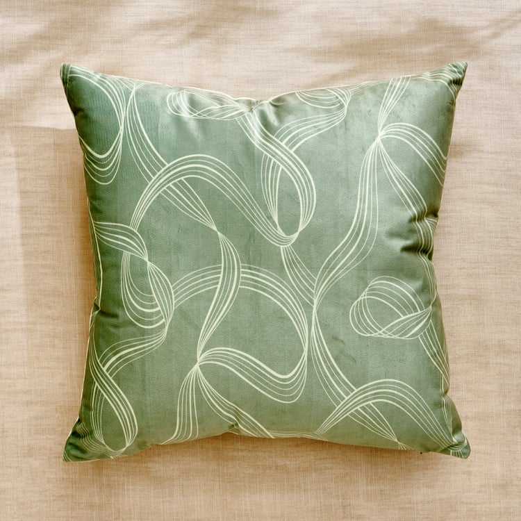 Maya Callanthe Floral Print Filled Cushion - 45x45cm