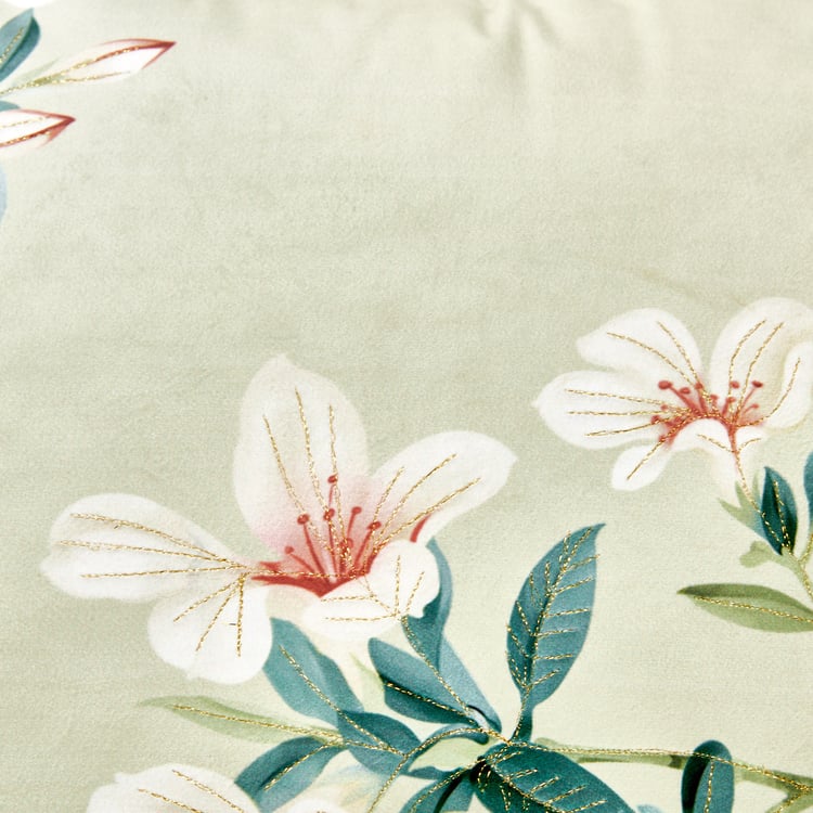 Maya Callanthe Floral Print Filled Cushion - 45x45cm