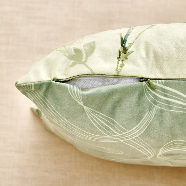 Maya Callanthe Floral Print Filled Cushion - 45x45cm