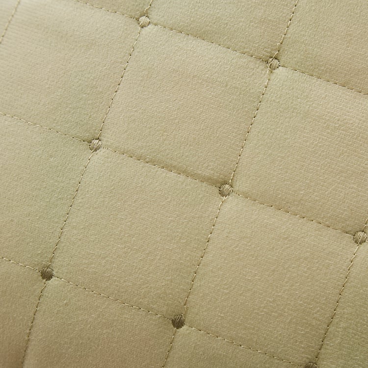 Oriental Tansy Quilted Filled Cushion - 45x45cm