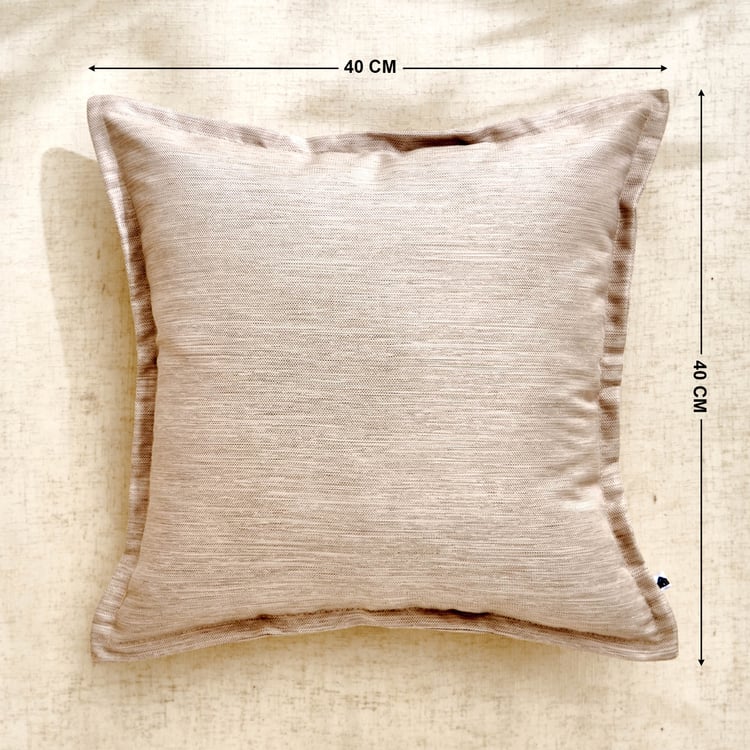 Aldeco Set of 2 Woven Cushion Covers - 40x40cm