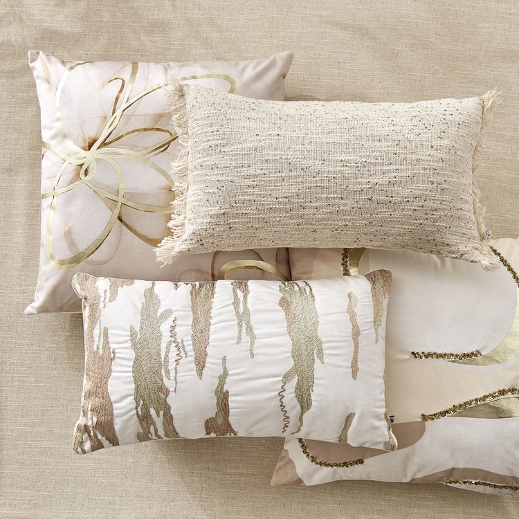 Alchemy Tansy Sequins Embellished Filled Cushion - 50x30cm