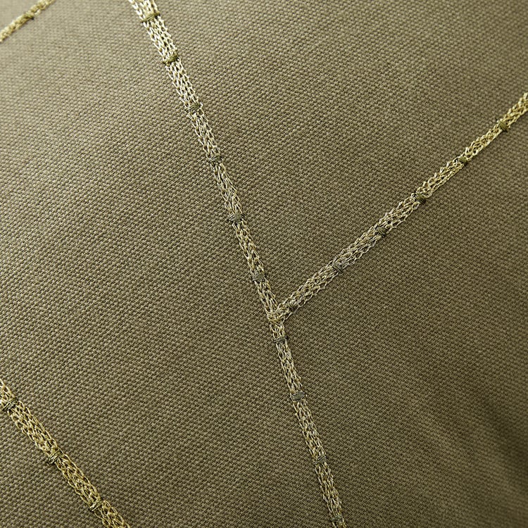 Nuqta Neriah Embroidered Filled Cushion - 50x30cm