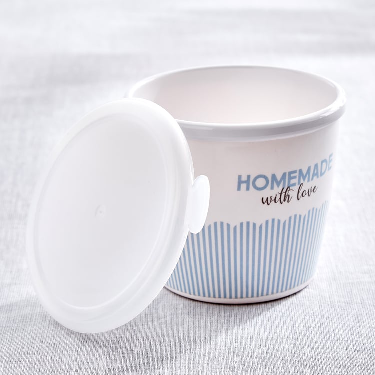 Bakers Pride Veha Set of 2 Melamine Printed Canisters - 700ml