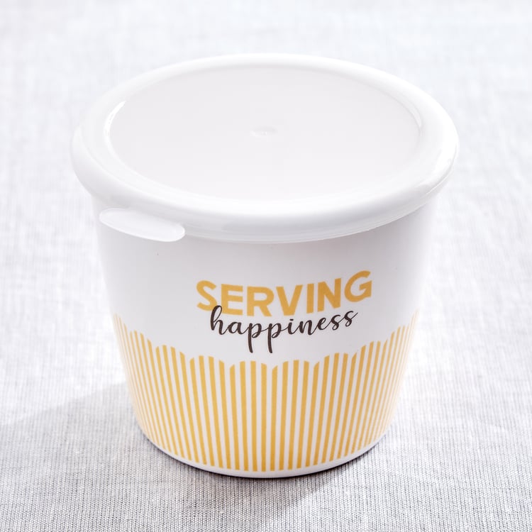 Bakers Pride Veha Set of 2 Melamine Printed Canisters - 700ml