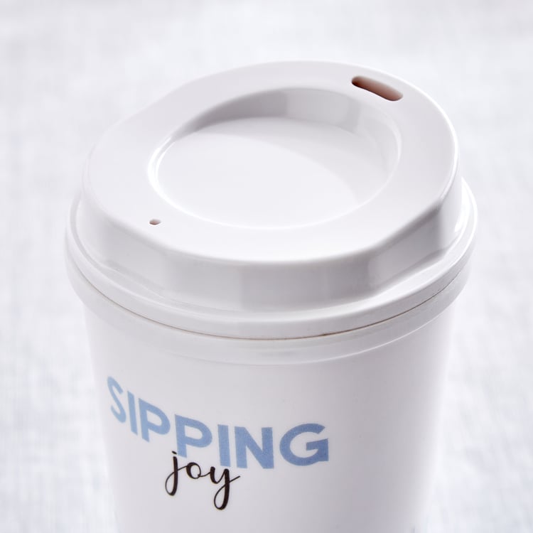 Bakers Pride Veha Set of 2 Melamine Printed Travel Tumbler with Lid - 450ml