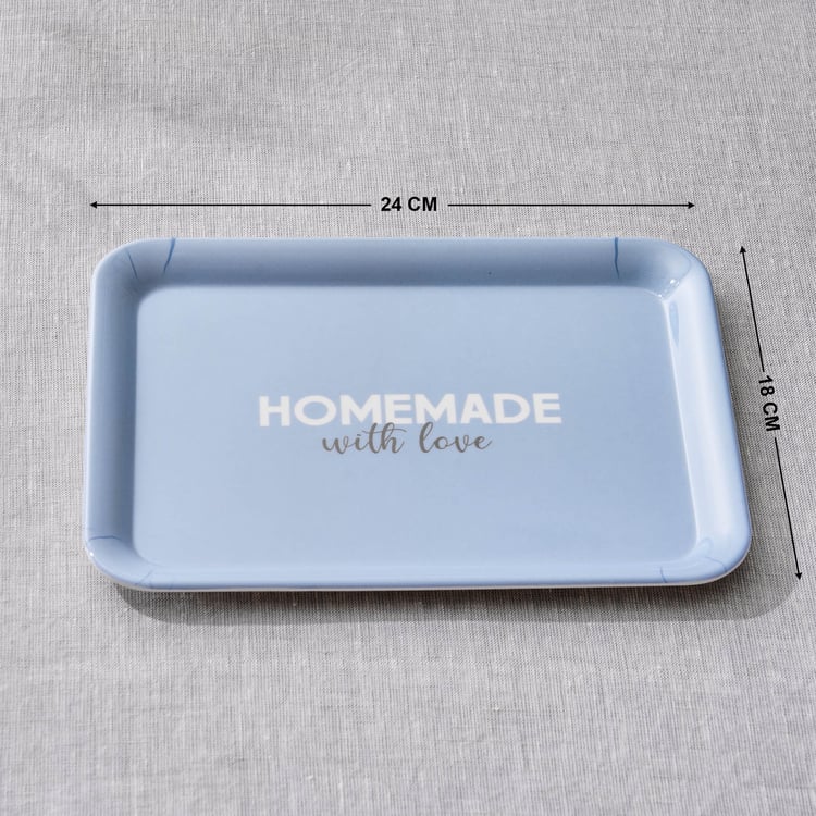 Bakers Pride Veha Melamine Printed Serving Tray - 24x18cm