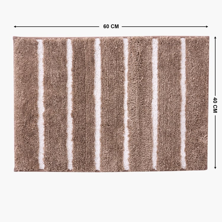 Fiesta Prime Set of 2 Striped Anti-Slip Bath Mats