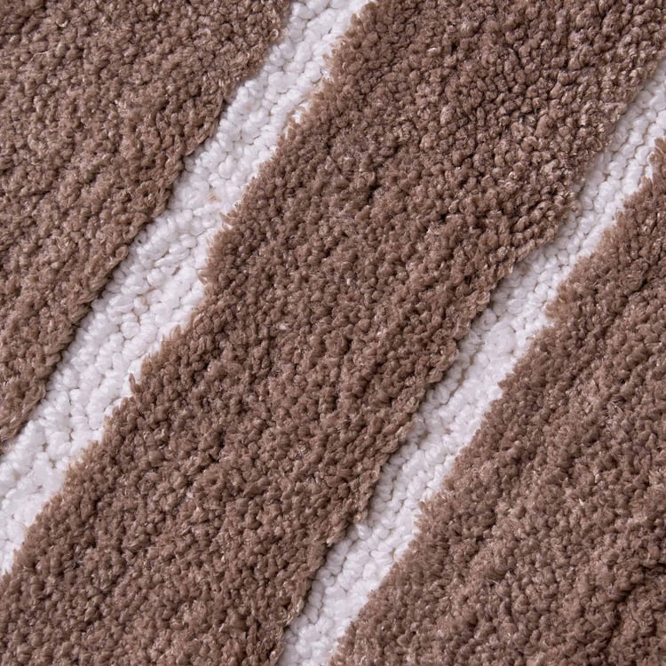 Fiesta Prime Set of 2 Striped Anti-Slip Bath Mats