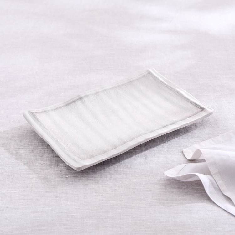 Silvano Melamine Serving Platter - 22.5x14.5cm