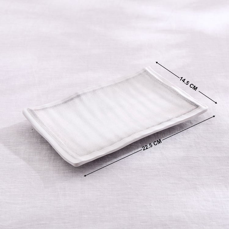 Silvano Melamine Serving Platter - 22.5x14.5cm