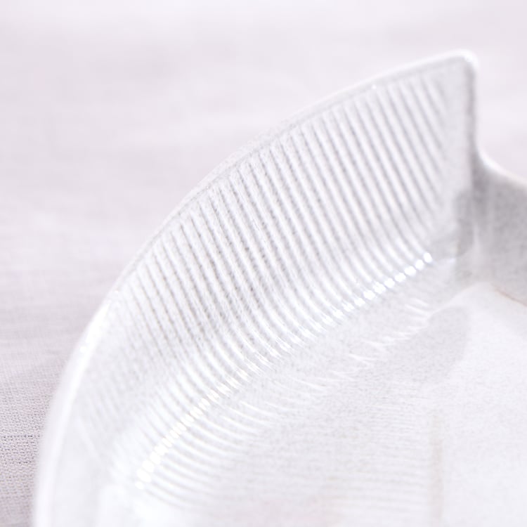 Silvano Melamine Leaf Serving Platter - 28x13x5cm