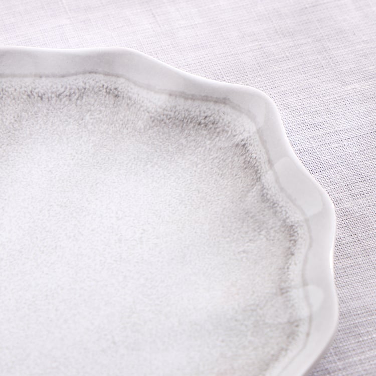 Silvano Melamine Leaf Serving Platter - 22.5x16.5cm