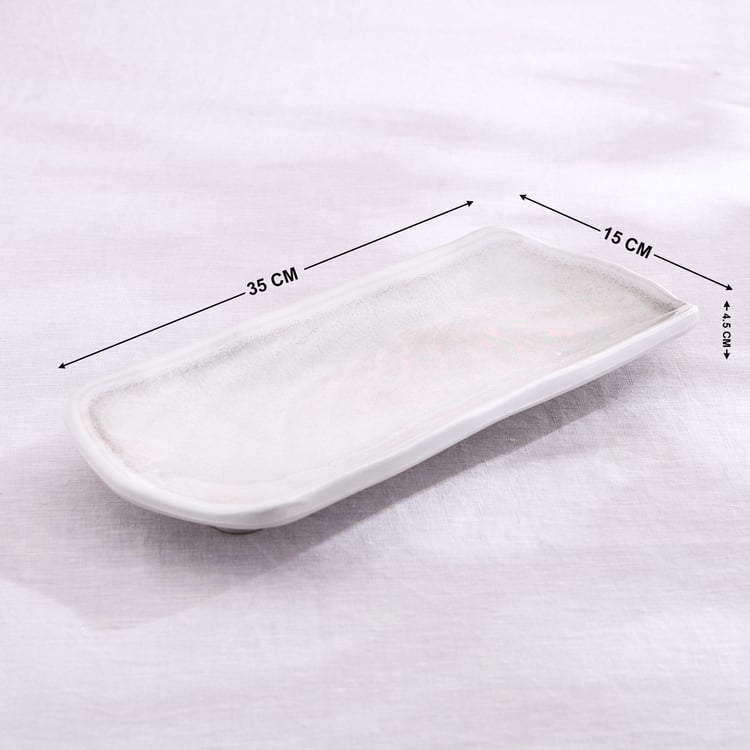 Silvano Melamine Tandoori Serving Platter - 35x15x4.5cm