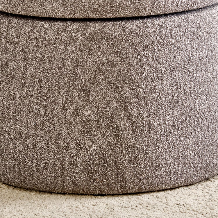 Elaine NXT Fabric Swivel Pouffe - Grey