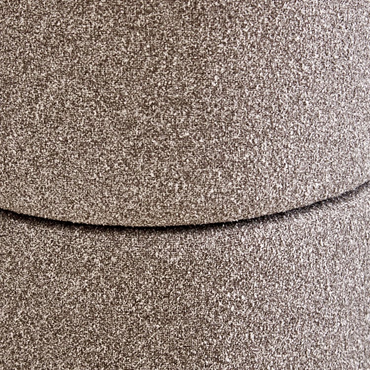 Elaine NXT Fabric Swivel Pouffe - Grey