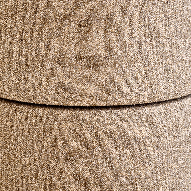 Elaine NXT Fabric Swivel Pouffe - Brown