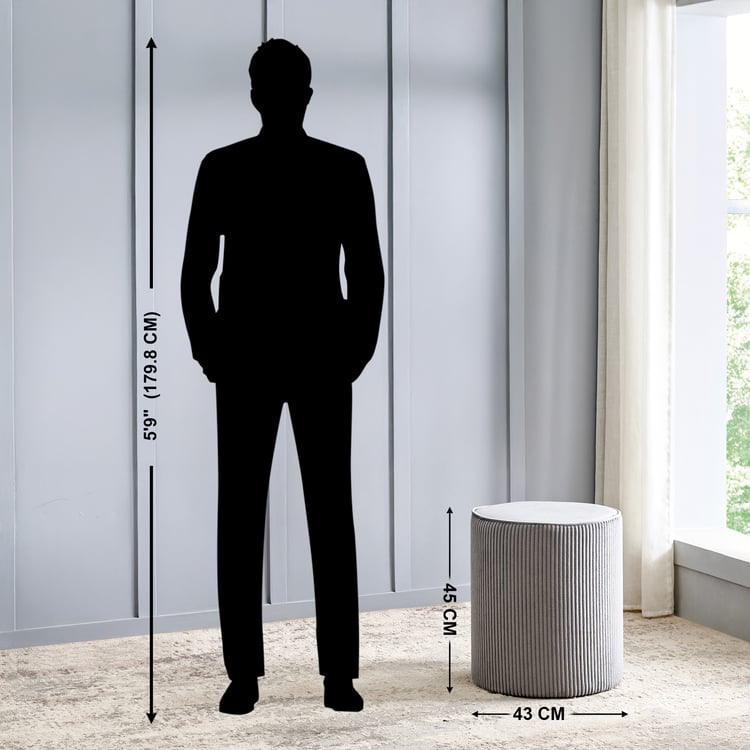 Murphy NXT Plus Fabric Ottoman - Grey