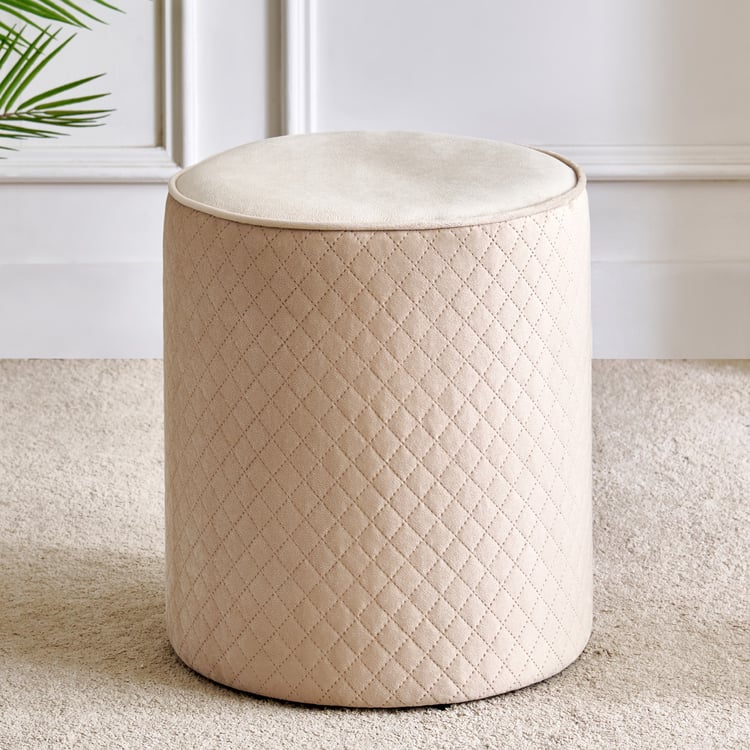 Murphy Plus Fabric Ottoman - Beige