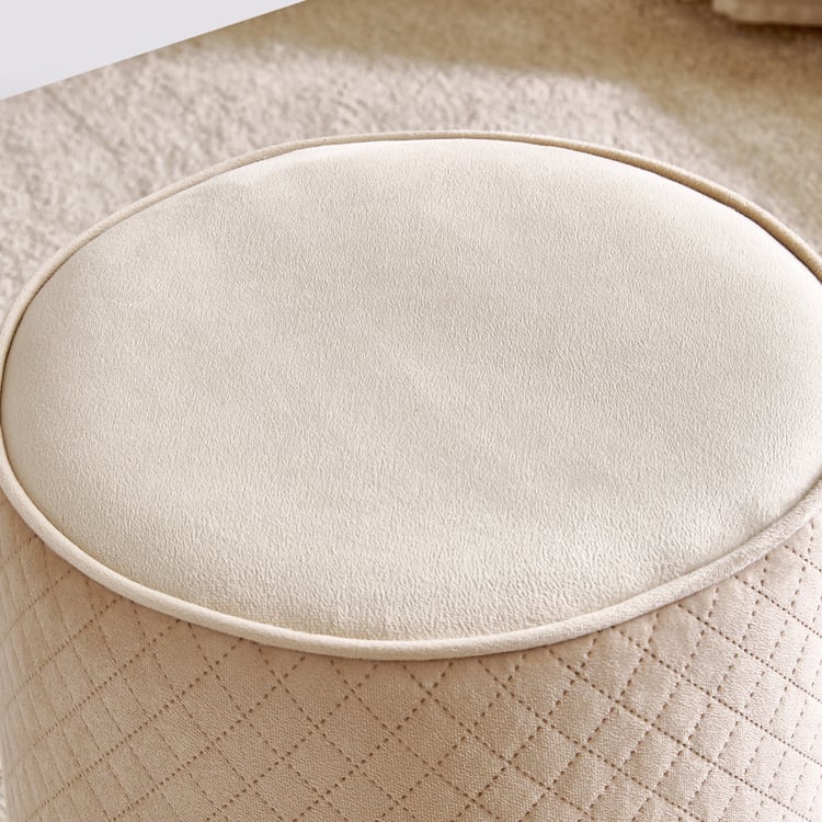 Murphy Plus Fabric Ottoman - Beige
