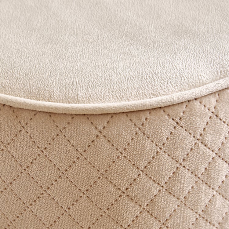 Murphy Plus Fabric Ottoman - Beige