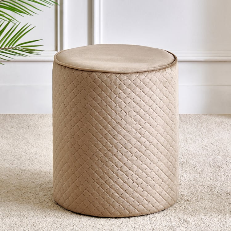 Murphy Plus Fabric Ottoman - Brown