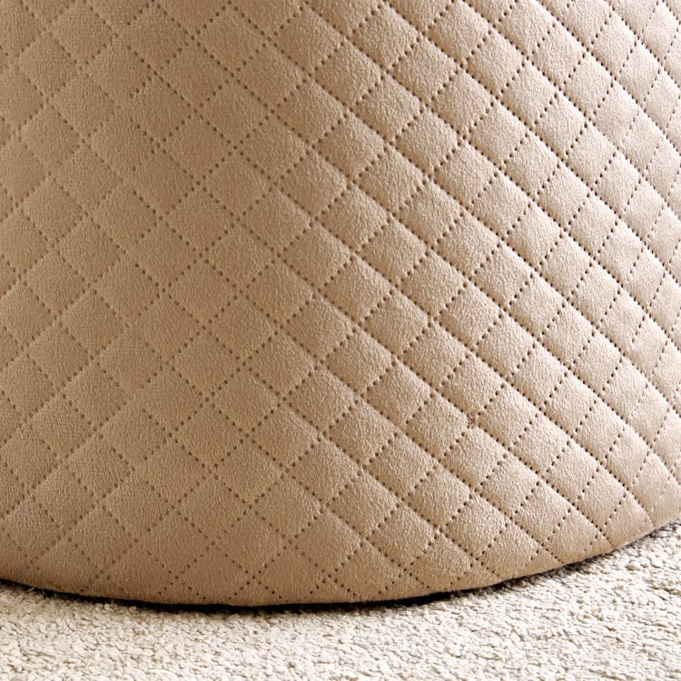Murphy Plus Fabric Ottoman - Brown