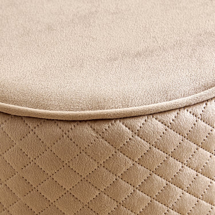 Murphy Plus Fabric Ottoman - Brown