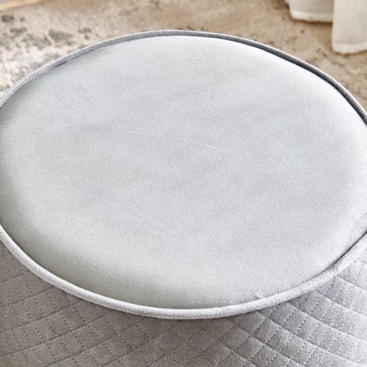 Murphy Plus Fabric Ottoman - Grey