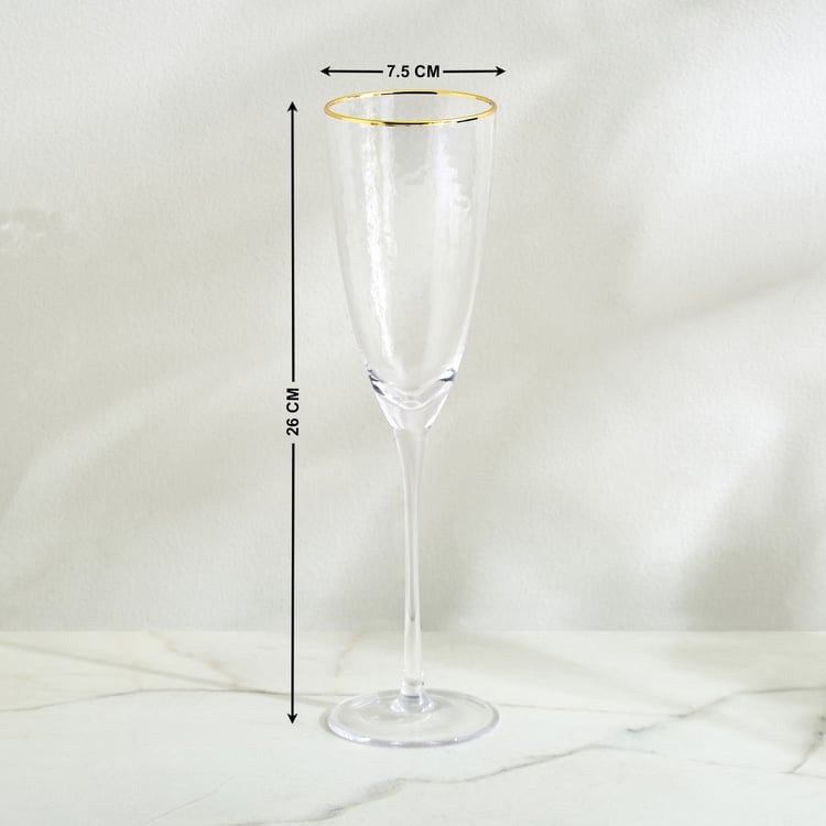 Wexford Kin Beat Set of 4 Champagne Glasses - 290ml