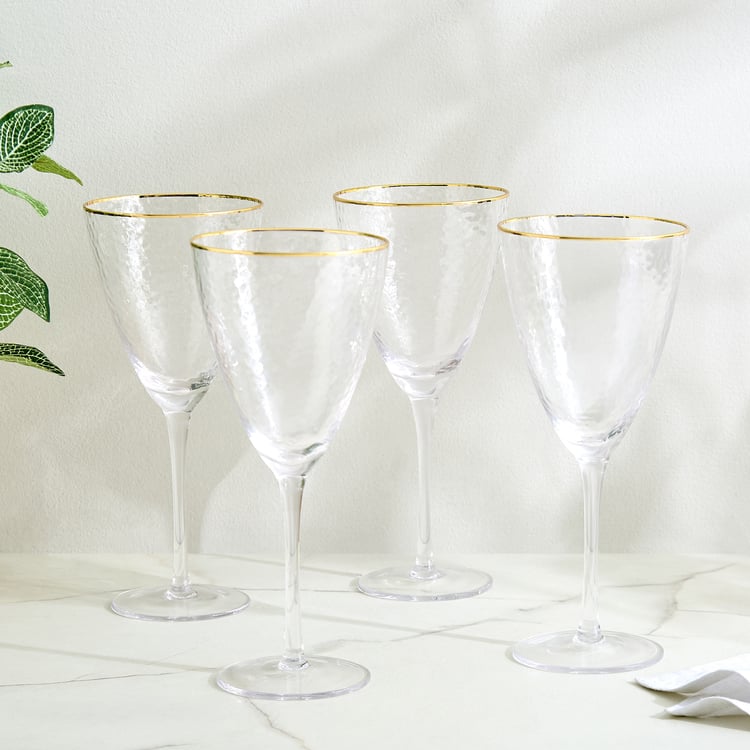 Wexford Kin Beat Set of 4 Wine Glasses - 370ml