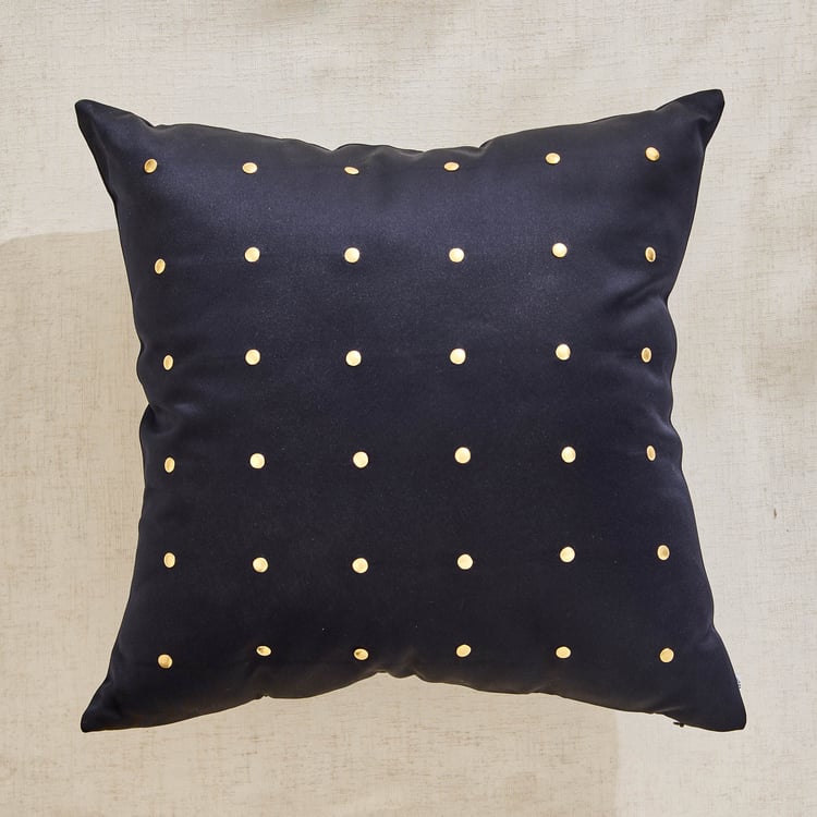 Brim Delta Embellished Filled Cushion - 45x45cm