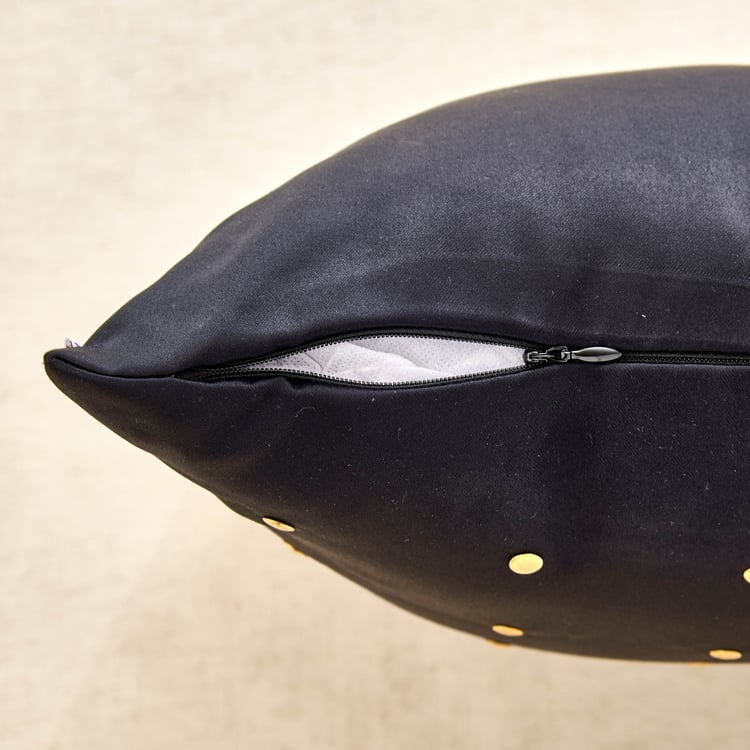 Brim Delta Embellished Filled Cushion - 45x45cm