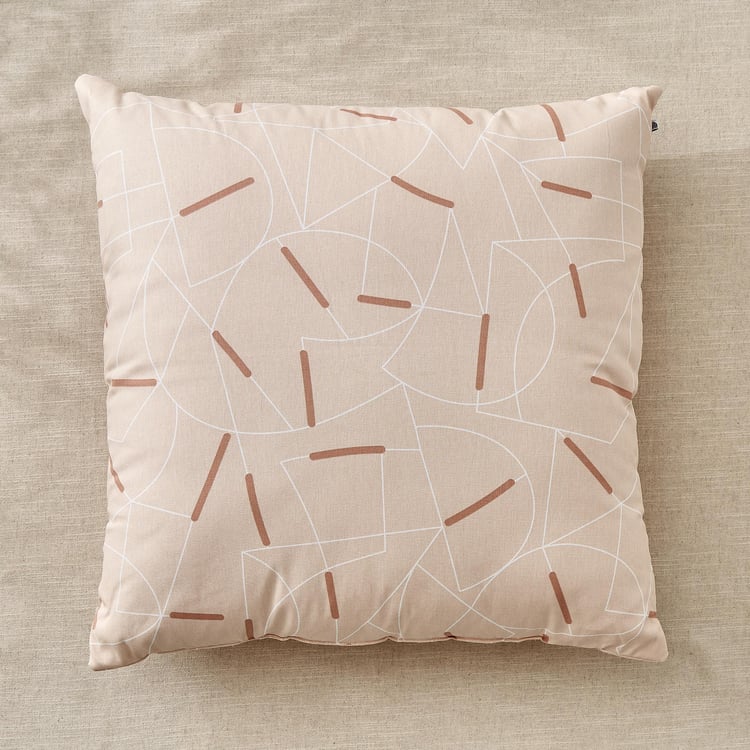 Ebony Grace Tuscany Set of 2 Printed Filled Cushions - 65x65cm