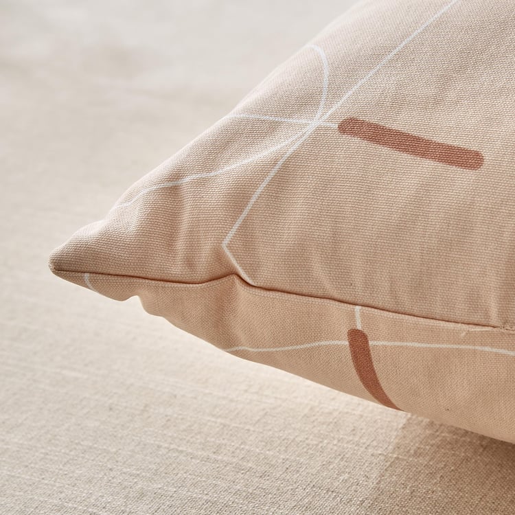 Ebony Grace Tuscany Set of 2 Printed Filled Cushions - 65x65cm
