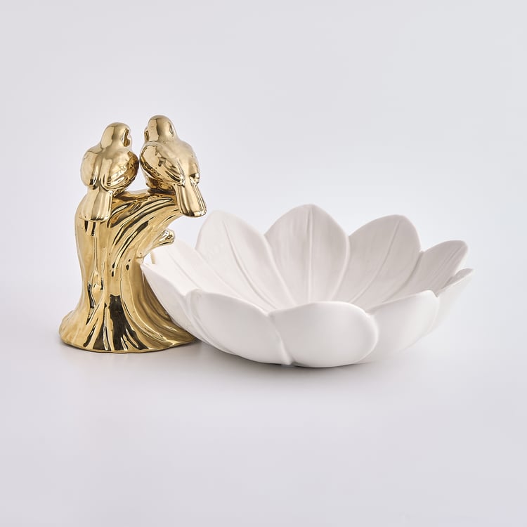 Brighton Finch Ceramic Bird Decorative Bowl