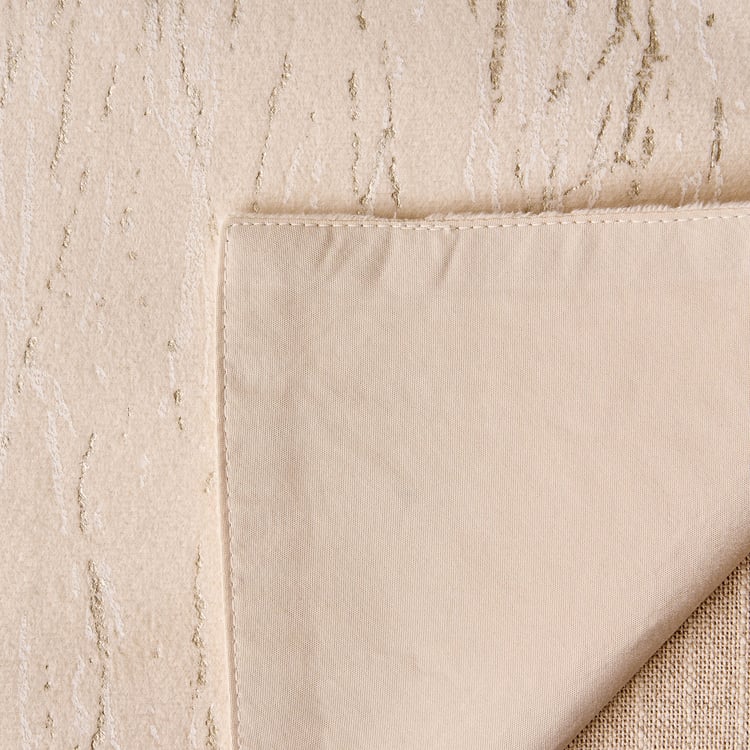 Glimmer Marison Velvet Finish Foil Print Table Runner