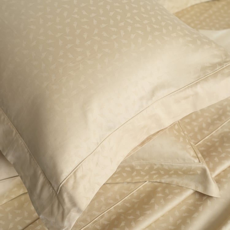 MASPAR Leaf Cotton 300TC Jacquard 3Pcs Super King Bedsheet Set