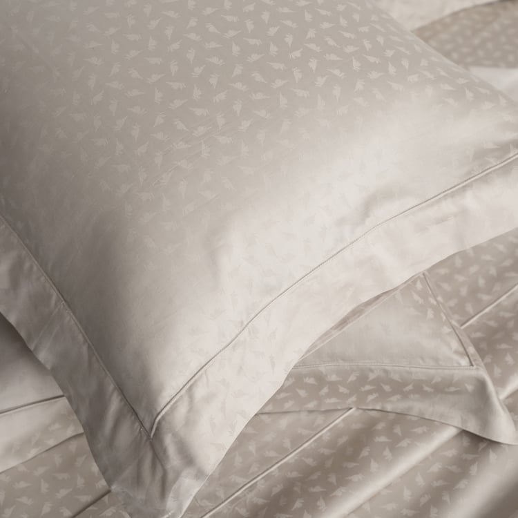 MASPAR Leaf Cotton 300TC Jacquard 3Pcs Super King Bedsheet Set