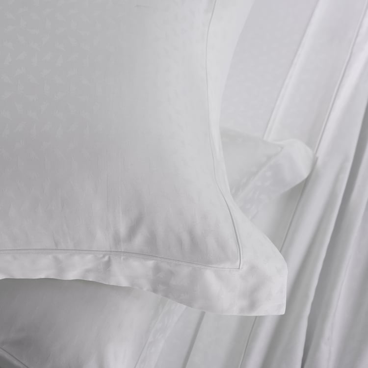MASPAR Leaf Cotton 300TC Jacquard 3Pcs Super King Bedsheet Set