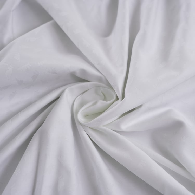 MASPAR Leaf Cotton 300TC Jacquard 3Pcs Super King Bedsheet Set