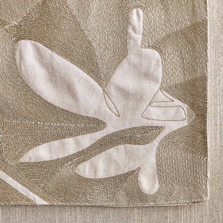 Glimmer Caden Cotton Zari Embroidered Placemat