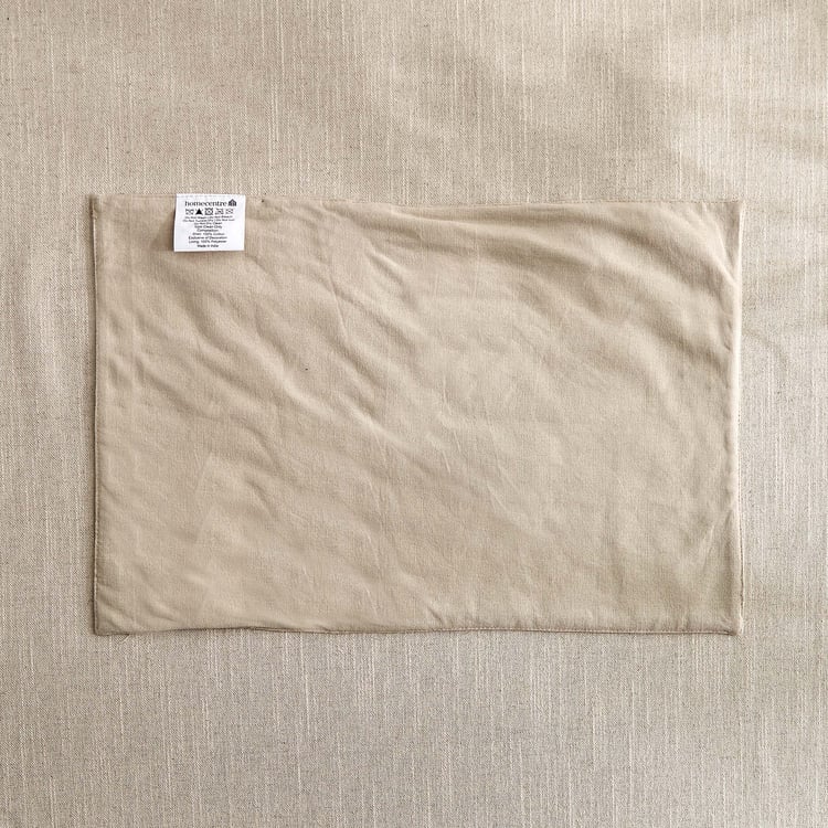 Glimmer Caden Cotton Zari Embroidered Placemat