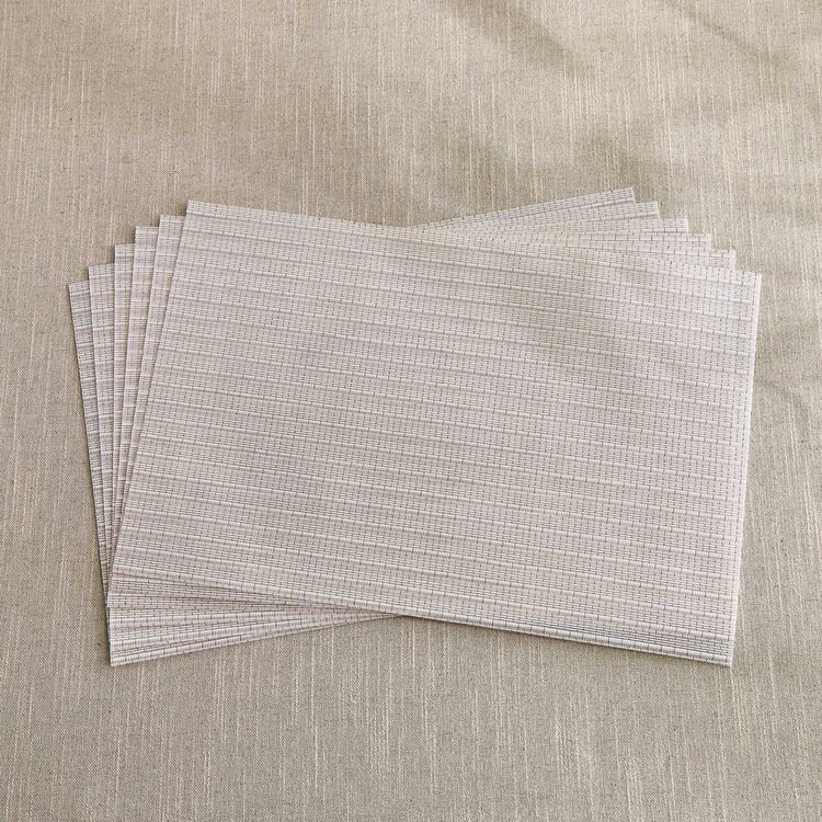 Glimmer Eden PVC Striped Placemat