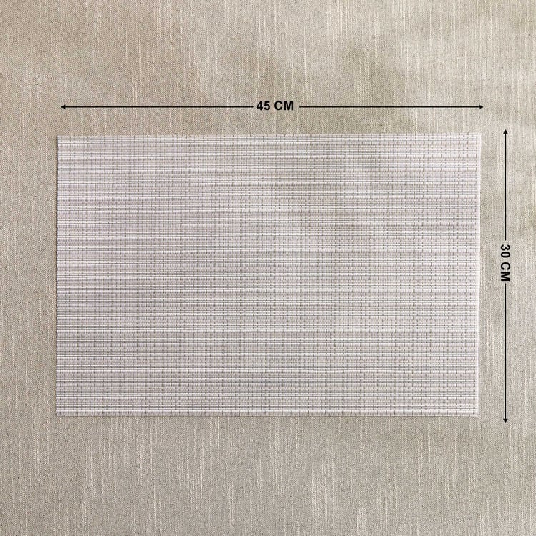 Glimmer Eden PVC Striped Placemat