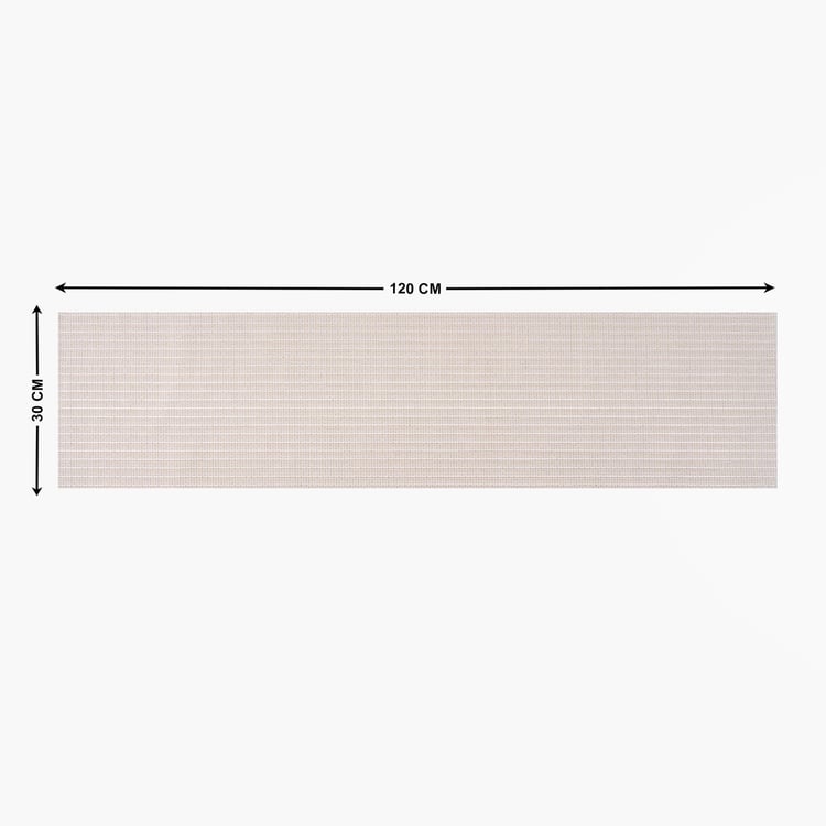 Glimmer Eden PVC Ribbed Table Runner