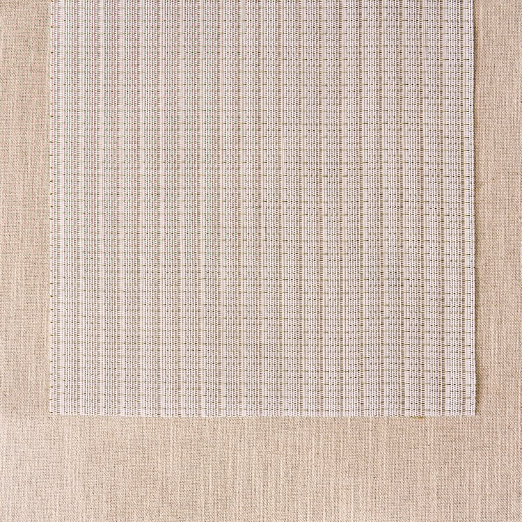 Glimmer Eden PVC Ribbed Table Runner