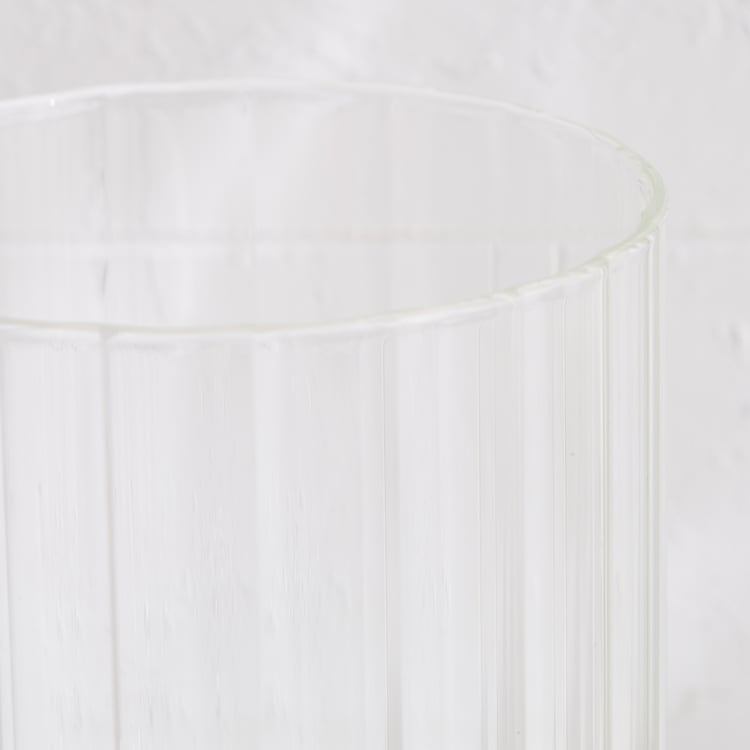 Palestine Sagano Borosilicate Glass Storage Canister with Bamboo Lid - 700ml