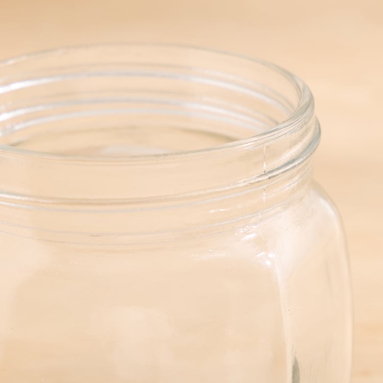 Corsica Pride Set of 4 Glass Storage Jars - 400ml